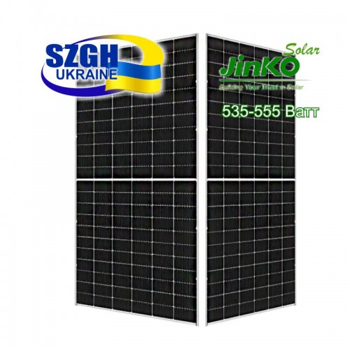 Jinko Solar МОДУЛЬ Tiger Pro 72HC-BDVP BIFACIAL 535-555 ВтPERC, напівклітинка, біфаціал, подвійне скло Jinko Solar МОДУЛЬ Tiger Pro 72HC-BDVP BIFACIAL 535-555 ВтPERC, напівклітинка, біфаціал, подвійне скло