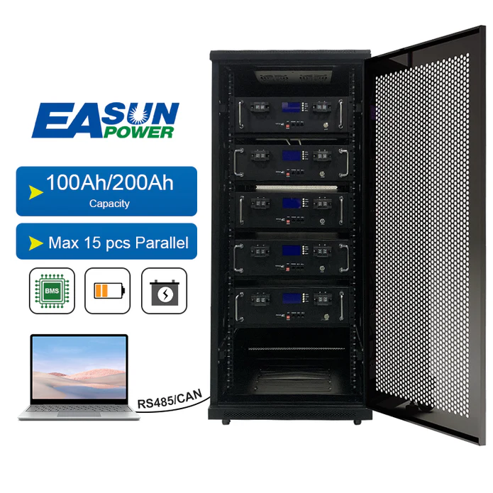 EASUN POWER 51.2 V 100 Ач LiFePO4 акумулятор 5 кВт сонячна акумуляторна батарея RS485 CAN BMS 6000 циклів 10 років гарантії EASUN POWER 51.2 V 100 Ач LiFePO4 акумулятор 5 кВт сонячна акумуляторна батарея RS485 CAN BMS 6000 циклів 10 років гарантії